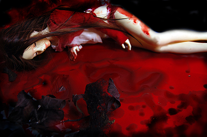 Dark Pop Surrealism Blood 