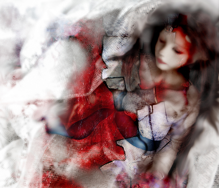 Dark Pop Surrealism Blood Bride