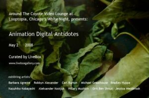 animation digital antidotes, livebox gallery, Chicago