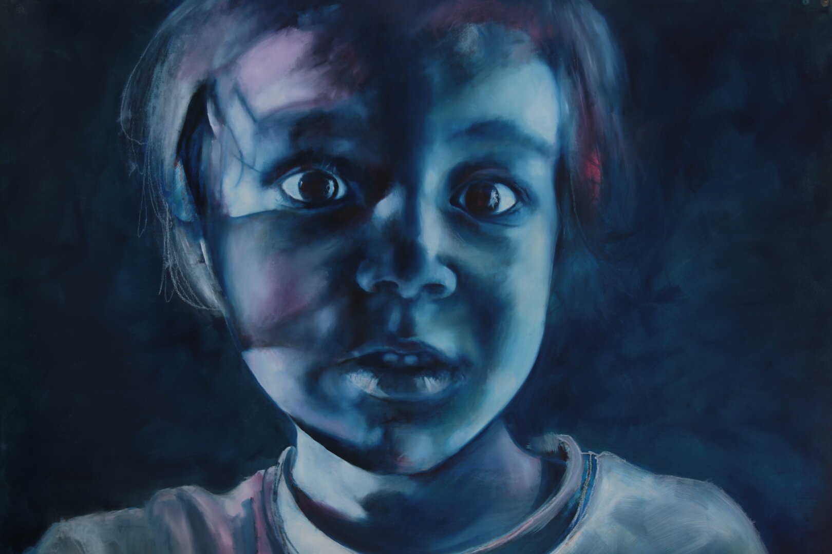 barbara-agreste-eyes-of-the-unwritten-blue-portrait-child-expressionist-art